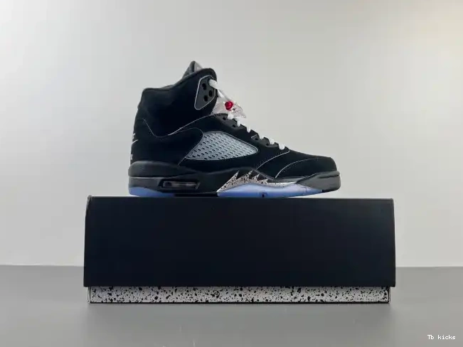 Rep TBK 5 Air Reimagined Metallic HF3975-001 Black Jordan 0615